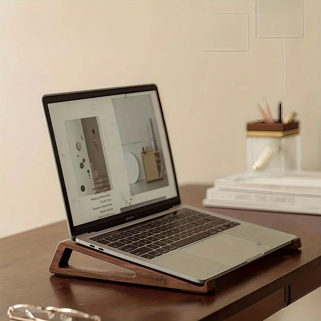 Support Ordinateur Portable en Bois
