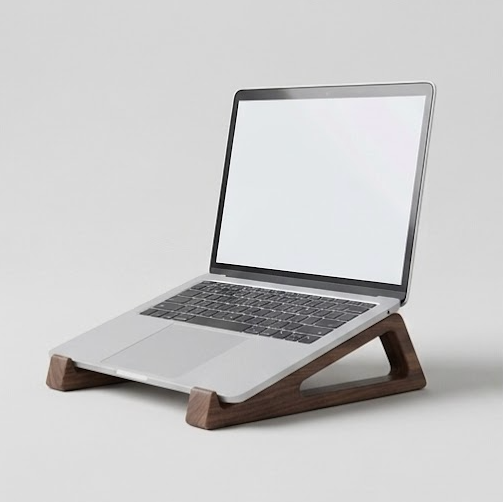 Support Ordinateur Portable Bois