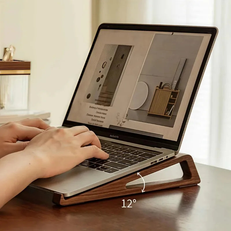 Support Ordinateur Portable en Bois